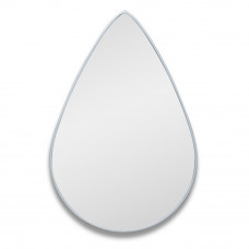 Зеркало-капля в серебряной раме Droppe Silver (Дроп) Smal 40*60см